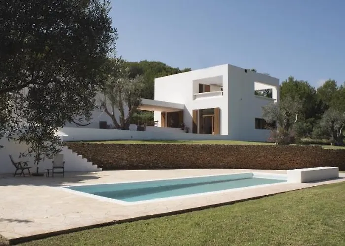 Villa White House Ibiza Modernist Design Perez Sea Views